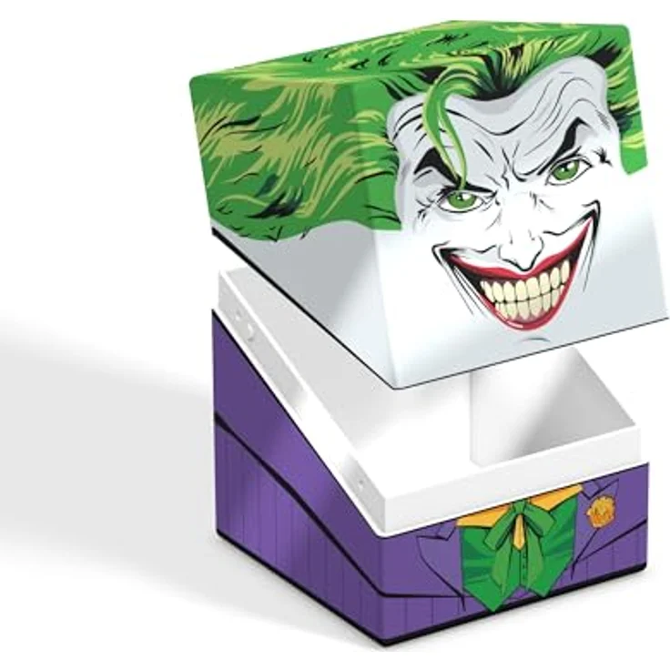 Ultimate Guard Squaroes - Squaroe Batman: Gotham City GC003 - Joker Deck-Box für bis zu 100 Spielkarten, aus 78% erneuerbaren Rohstoffen, schwarz – Bild 4