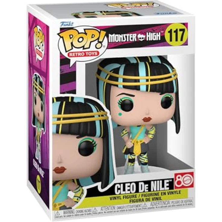 Funko Pop! Vinyl: Monster High - Cleo De Nile - Sammlerfigur, 9,5 cm, langlebiges Vinyl, perfektes Geschenk für Fans – Bild 1