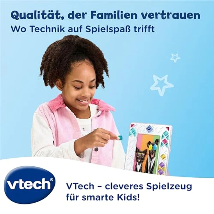 Vtech® Mosaic Magic Lights Bilderrahmen, DIY Mosaikset zur kreativen Fotogestaltung mit buntem Licht – Bild 6