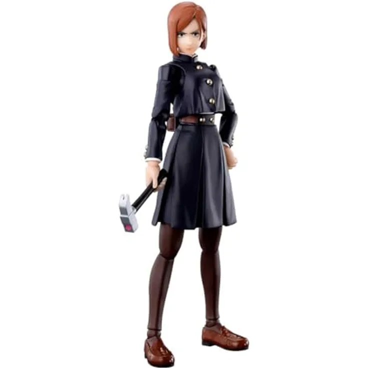 BANDAI Jujutsu Kaisen S.H. Figuarts Nobara Kugisaki, 14 cm Actionfigur mit Zubehör