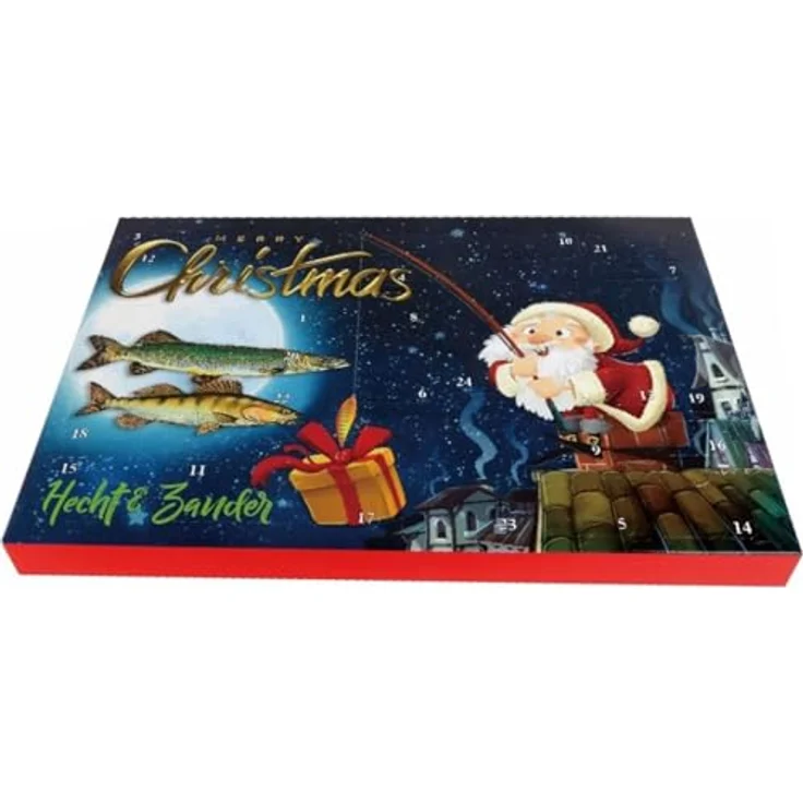 Paladin Adventskalender Hecht/Zander - Angelkalender für Raubfischangler, Kalender für Spinnfischer, Weihnachtskalender für Angler – Bild 2