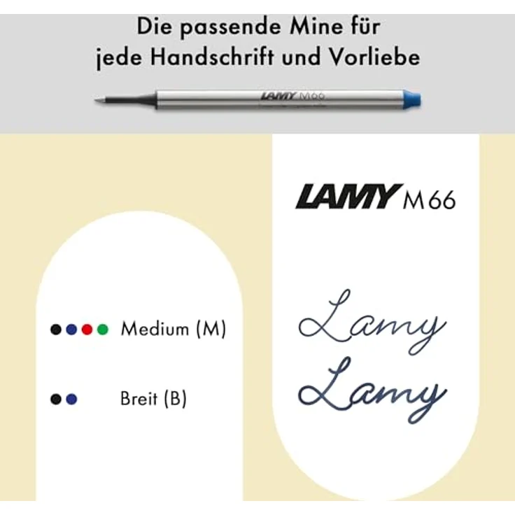 Lamy Swift, Tintenroller mit versenkbarem Clip, Silber, 145 x 11 x 11 mm – Bild 4