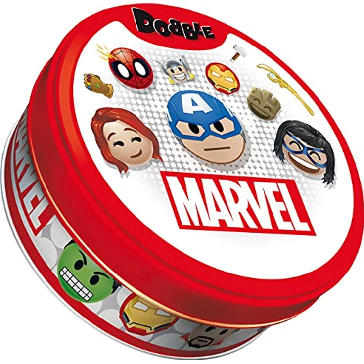 Asmodee Dobble Breizh – Kartenspiel mit Marvel-Emoticons, für 2-8 Spieler, ab 6 Jahren, Schnelligkeit und Beobachtung – Bild 5