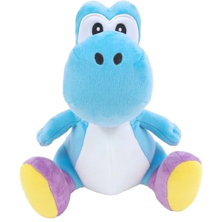 The Other Together Plus – Super Mario – Blue Sky Yoshi – Plüschtier, 20 cm, offiziell lizenziert, weich und detailliert – Bild 1