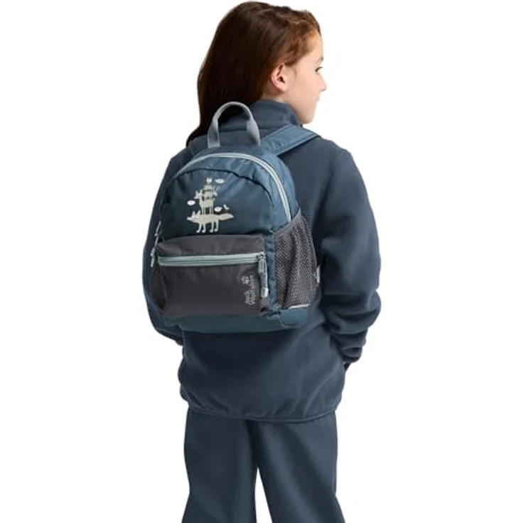 Jack Wolfskin Little Scout Kinderrucksack, Polyester, 29 cm, blau – Bild 4