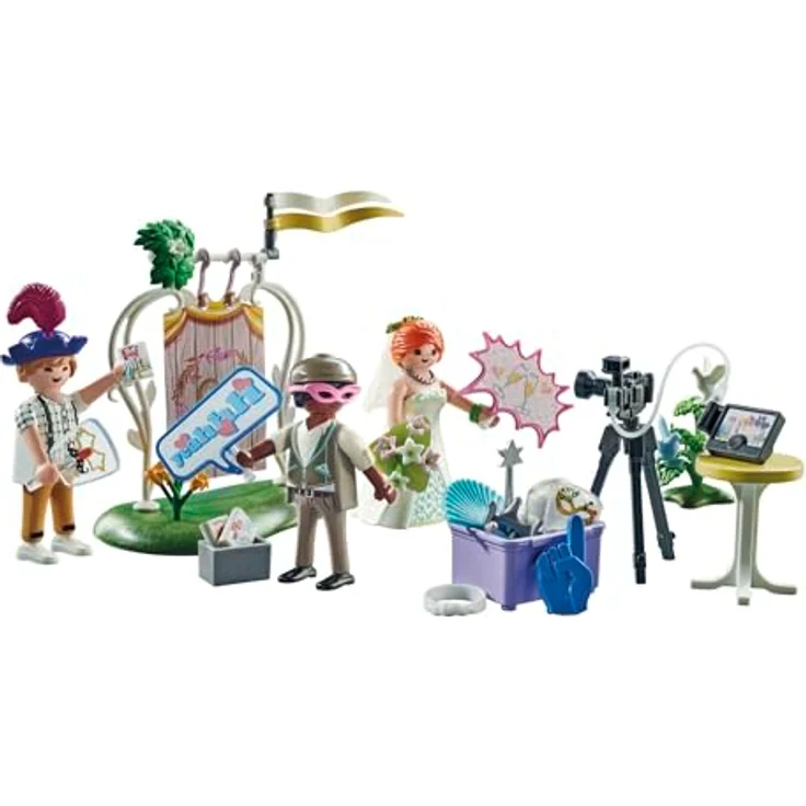 Playmobil® Konstruktions-Spielset Hochzeits Fotobox (71367), City Life, (79 St) – Bild 7