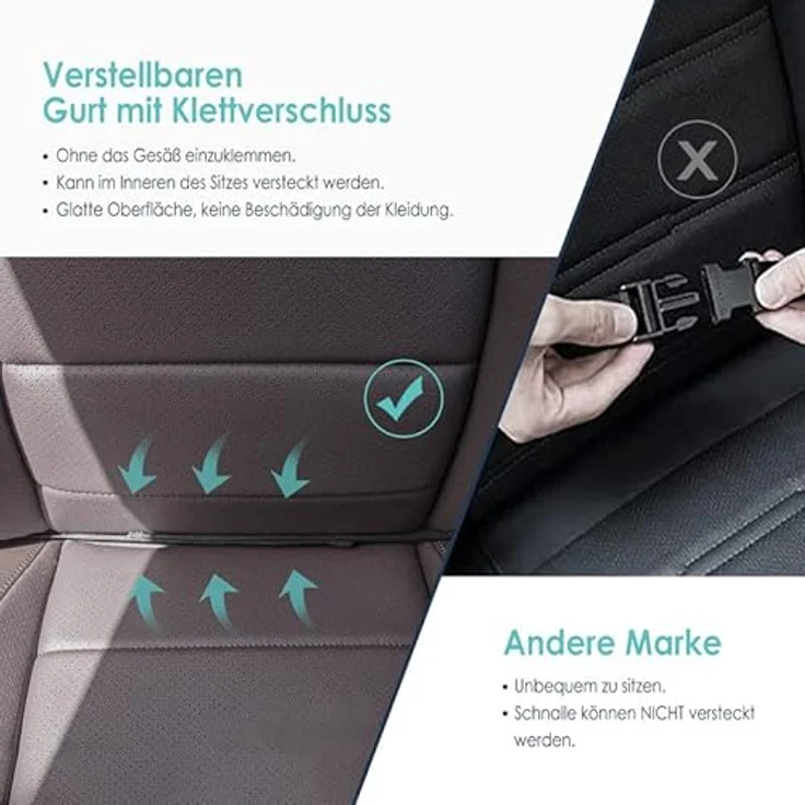 Termichy Auto Rückenlehnenschutz,Trittschutz mit Rücksitz-Organizer, Rücksitzschoner, Wasserdichtes Plane Kick-Matten-Schutz für Autositz mit Durchsichtigem Halter Wasserdichtes (2 Stück, Schwarz) – Bild 8