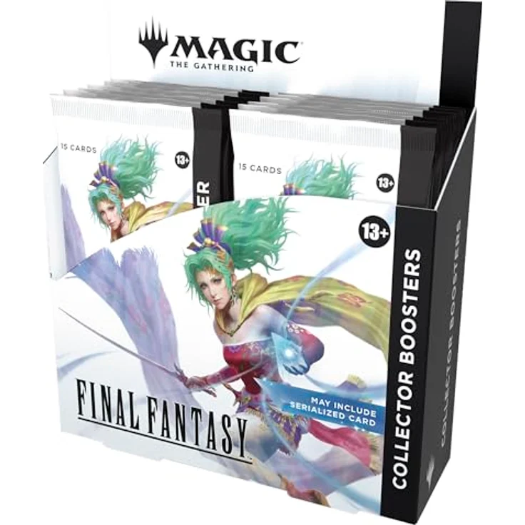 Wizards of the Coast Magic the Gathering - Final Fantasy - Sammler Booster Box, 12 Collector Booster mit wertvollen Rare- und Mythic-Rare-Karten, englisch, original verschweißt – Bild 2