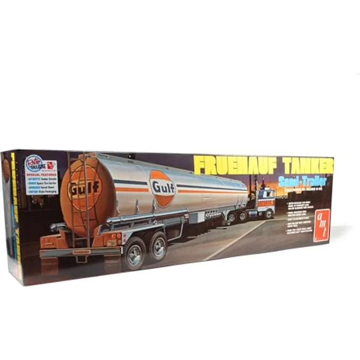 AMT 1/25 Fruehauf Tanker Gulf Plastikmodellbausatz - Maßstab 1:25 – Bild 1