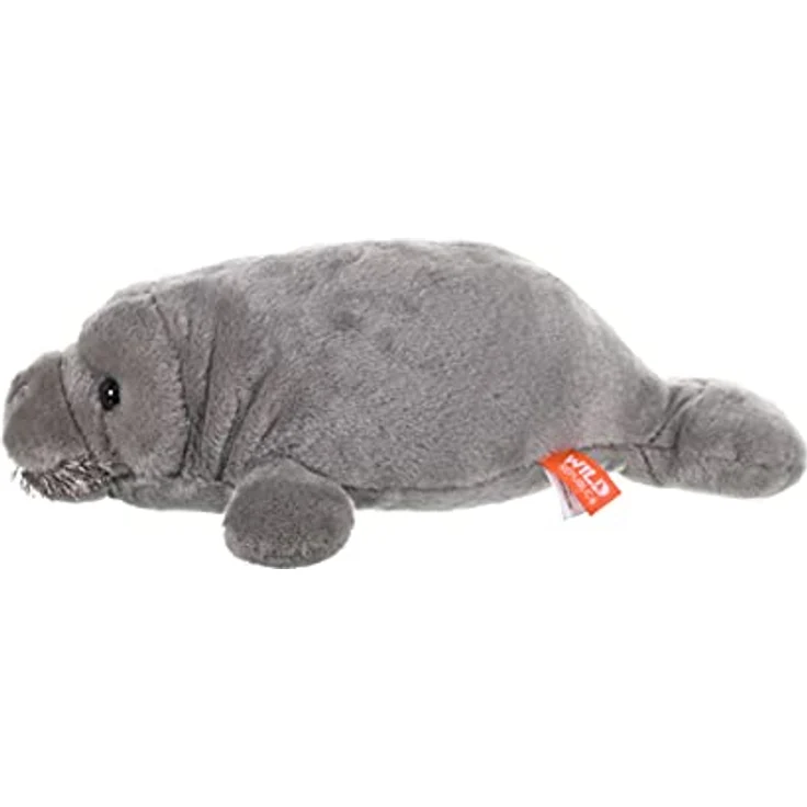 Wild Republic 22454 Plüsch Seekuh, Cuddlekins Kuscheltier, Plüschtier, 20 cm – Bild 6