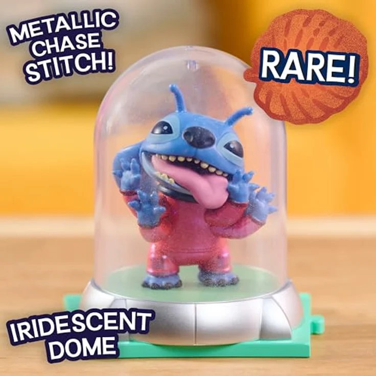 Just Play Stitch LA Movie Time Collectible Figs, Deluxe Disney Sammelfigur mit Zubehör, 7,7 cm groß, verschiedene Szenen nach Lilo & Stitch Live-Action-Film – Bild 3