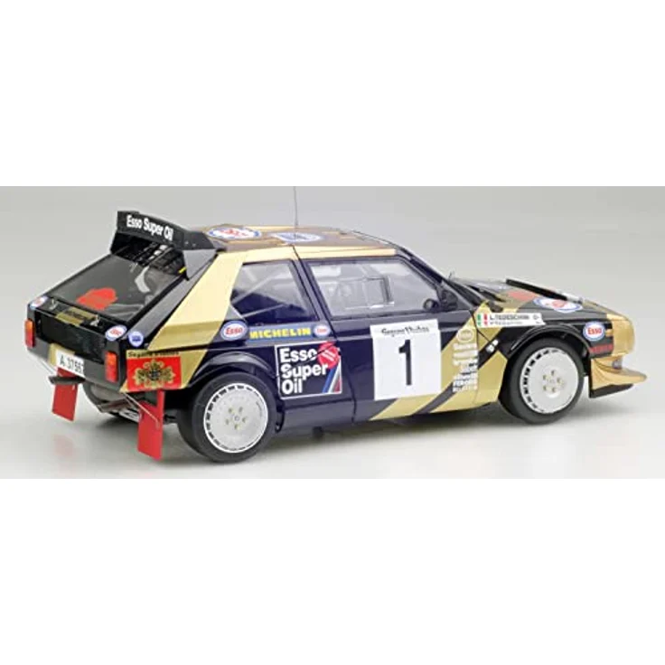 Beemax Lancia Delta S4 Catalunya Rally 1986, Modellbausatz im Maßstab 1:24 mit detaillierten Kunststoffteilen und originalgetreuen Abziehbildern – Bild 4