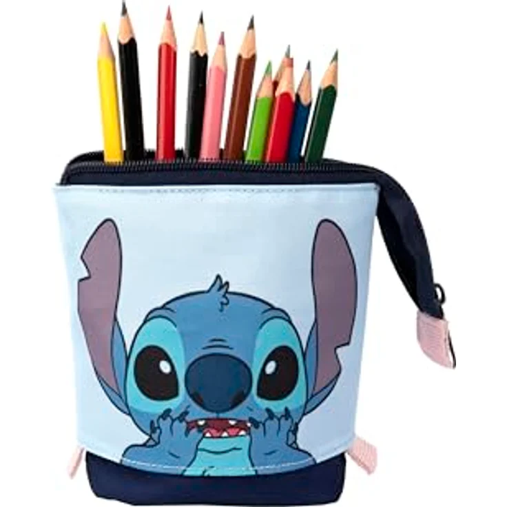 Disney Federmäppchen und Stifthalter 2in1 Stich, Lilo & Stitch 2-in-1 Etui en Pennenhouder – Bild 2