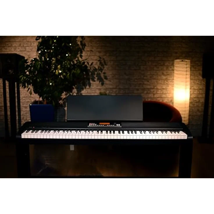 Korg XE20SP, Digitalpiano mit 88 Hammermechanik-Tasten und integrierter Begleitautomatik, Schwarz – Bild 3