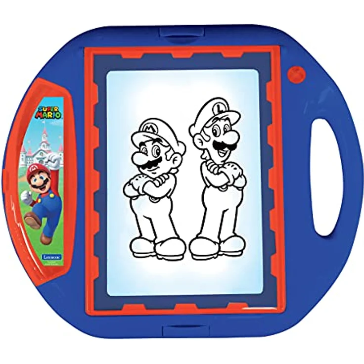 Lexibook Super Mario Zeichenprojektor, kreatives Set mit 10 Vorlagen und 4 Stempeln, tragbar – Bild 4