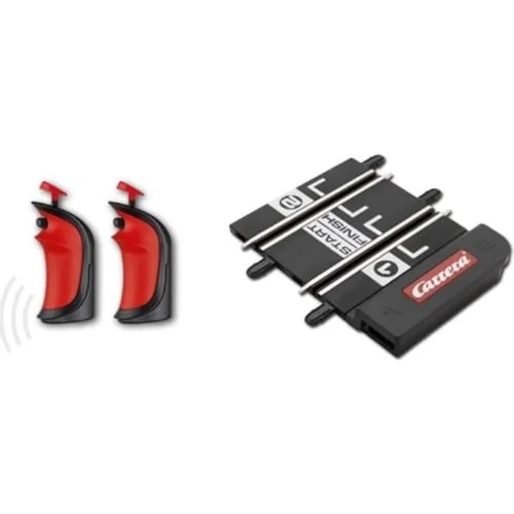 Carrera GO!!! Wireless Upgrade Kit 20061676, Kabellose Handregler mit Wireless Anschlussschiene für GO!!! Rennbahnen, verbesserter Komfort & Bewegungsfreiheit – Bild 3