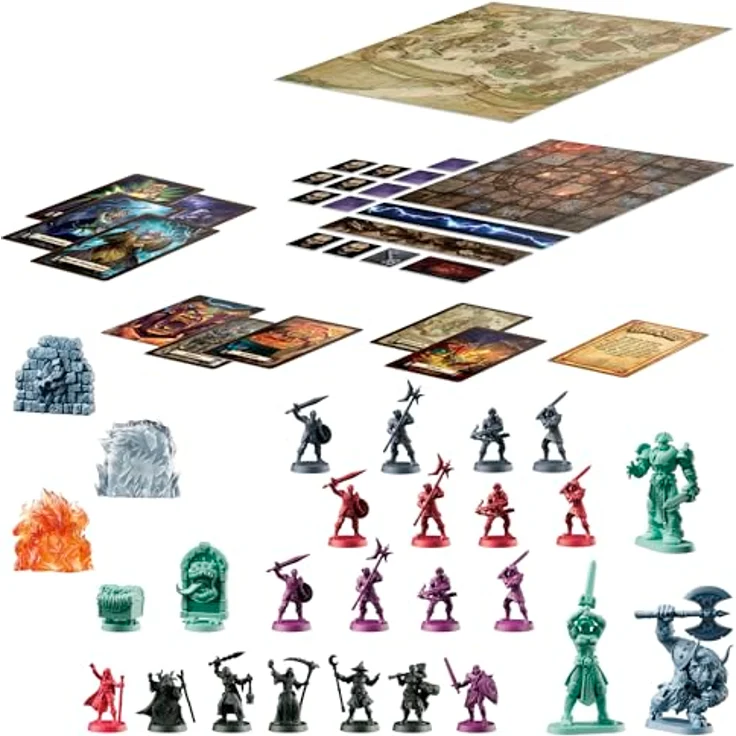 Hasbro HeroQuest Brettspiel-Erweiterung Morcars Magier Abenteuerpack, für 2-5 Spieler, deutsche Version, neue Szenarien und Charaktere – Bild 10