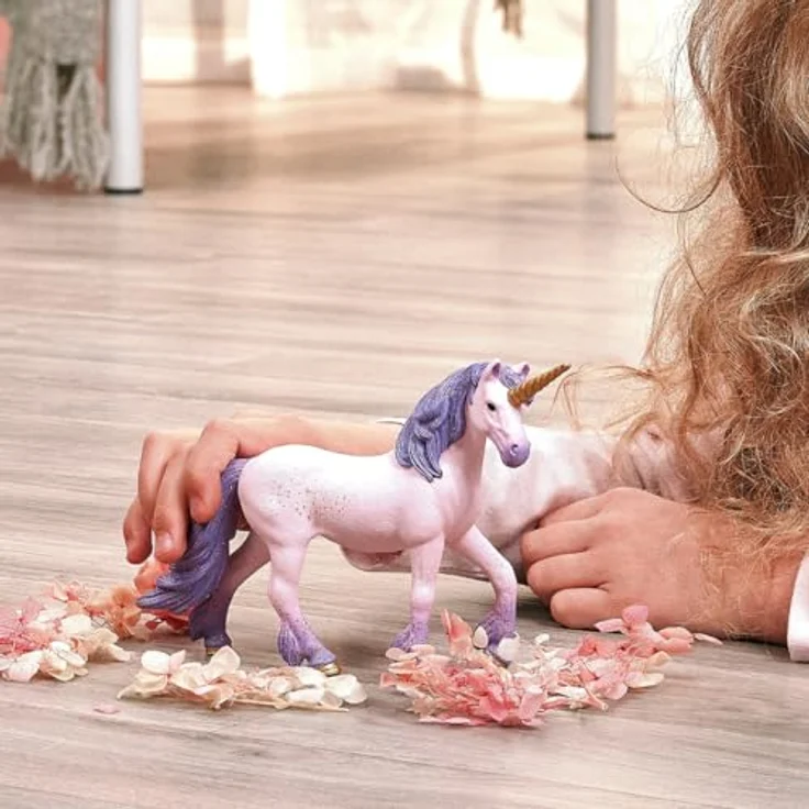 SCHLEICH BAYALA Einhorn Stute Seraphina 70892, detailgetreue Figur mit goldenen Sternchen, Geschenk für Mädchen und Jungen, ab 5 Jahren, 5 x 15 x 11 cm – Bild 2