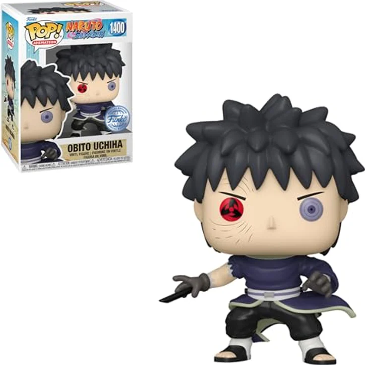 Funko Pop! Animation: Naruto – Obito Uchiha (Exc), Sammelfigur aus Vinyl – 68270, 9,5 cm, langlebiges Vinylmaterial, führende Popkultur-Marke – Bild 3