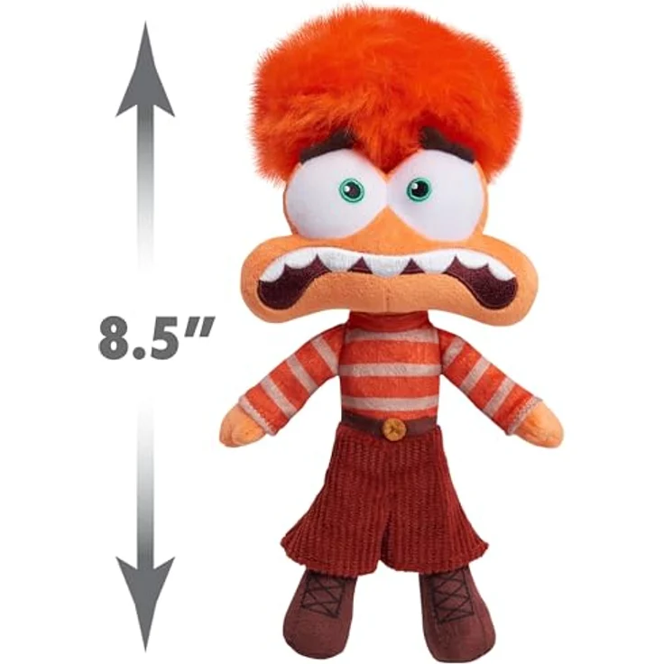 Just Play Inside Out 2 Talk It Out Anxiety Plüschtier, 21,6 cm, weich mit Sprachfunktion für Kinder ab 3 Jahren – Bild 3