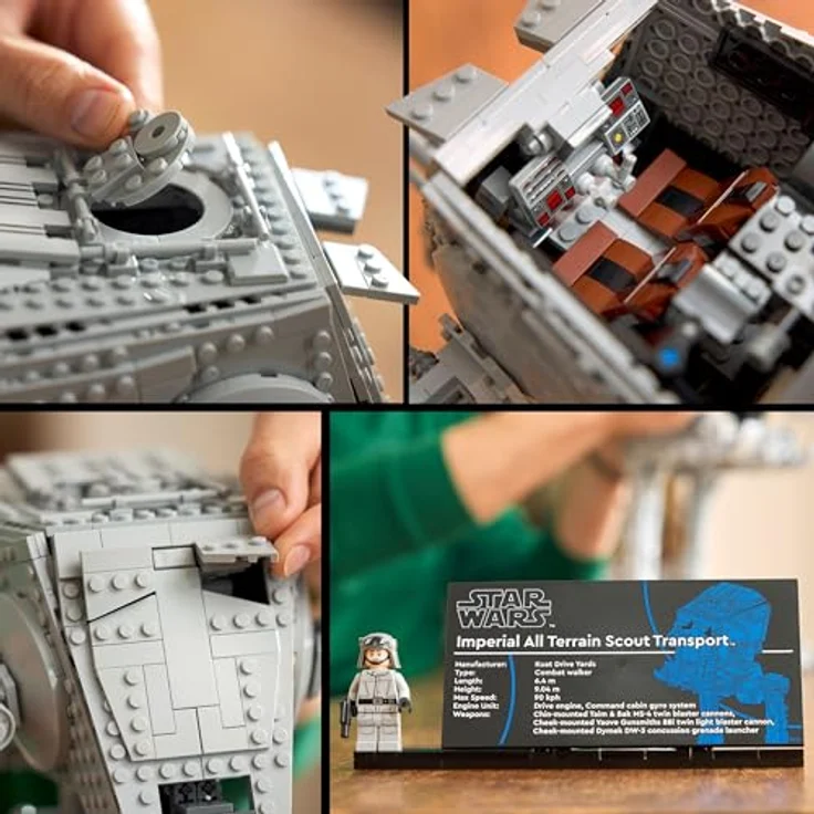 LEGO Star Wars at-ST Kampfläufer 75417, UCS Bauset für Erwachsene, kreatives Konstruktionsspielzeug zum Bauen und Ausstellen – Bild 5