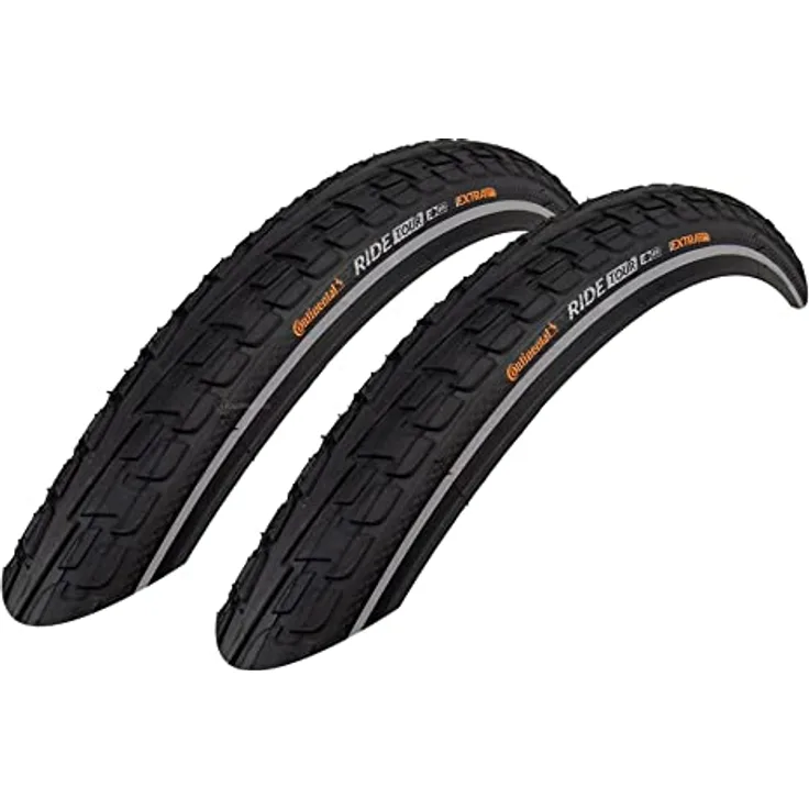 Continental Ride Tour 28" Fahrradreifen, 42-622, Reflex, schwarz, 2er Pack