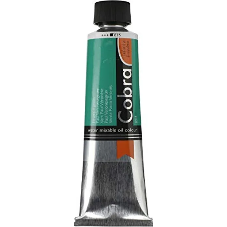 Cobra Talens wassermischbare Ölfarben, 40 ml, Paul Veronese Grün, hochwertige Künstlerfarbe