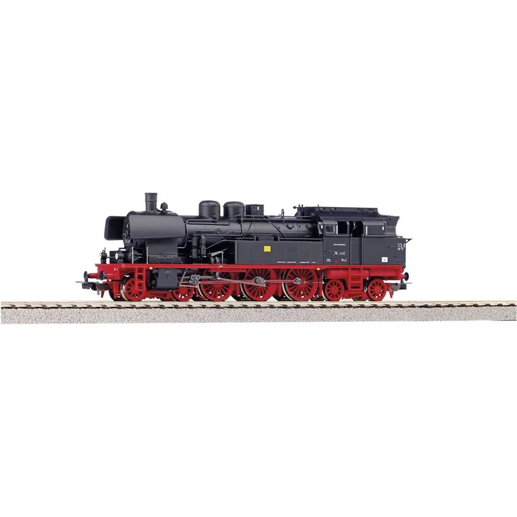 Piko H0 50618 H0 Dampflok BR 78 der DR, vorbildgetreu gestaltet mit Sound-Decoder und LED-Beleuchtung, Epoche IV