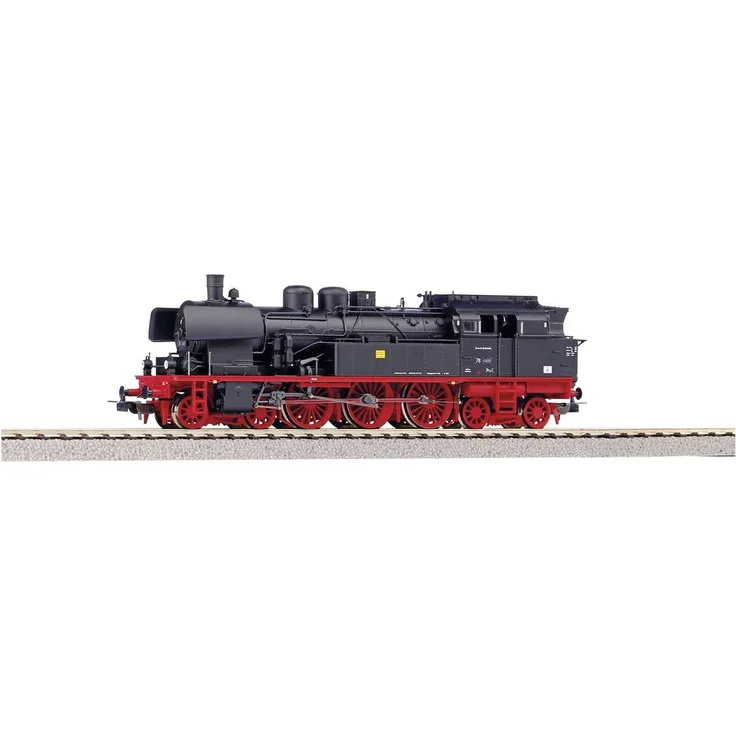 Piko H0 50618 H0 Dampflok BR 78 der DR, vorbildgetreu gestaltet mit Sound-Decoder und LED-Beleuchtung, Epoche IV