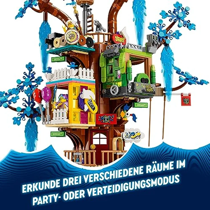 LEGO 71461 DREAMZzz Fantastisches Baumhaus Set, baue 2 Verschiedene Versionen, mit Mrs. Castillo, Izzie, Mateo und dem Nachtjäger als Minifiguren, fantasievolles Spielzeug basierend auf der TV-Show – Bild 3