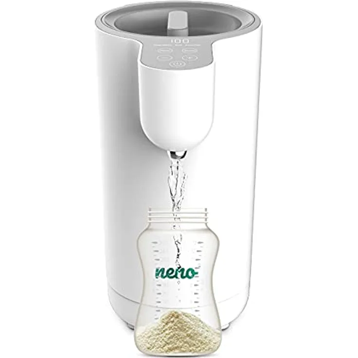 Neno® AQUA Flaschenzubereiter für Babys und Kleinkinder, Einstellbare Temperatur, Instant und automatischer Flaschenformulierer, Einfach, intuitiv und kompakt