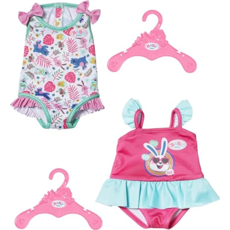 BABY Born Badeanzug mit Buntem Print für 43 cm Puppen, 833636 Zapf Creation – Bild 1
