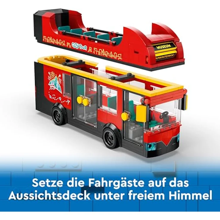 LEGO® Konstruktionsspielsteine Doppeldeckerbus (60407), LEGO City, (384 St), Made in Europe – Bild 3