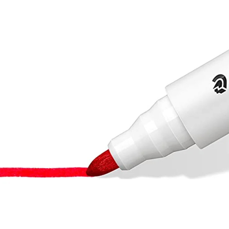 STAEDTLER whiteboard Marker Lumocolor, Linienbreite ca. 2,00 mm, schnelltrocknend, geruchsarm, lange Lebensdauer, blockierte Spitze, 10 whiteboard Marker in Faltschachtel, 351 B10 – Bild 4