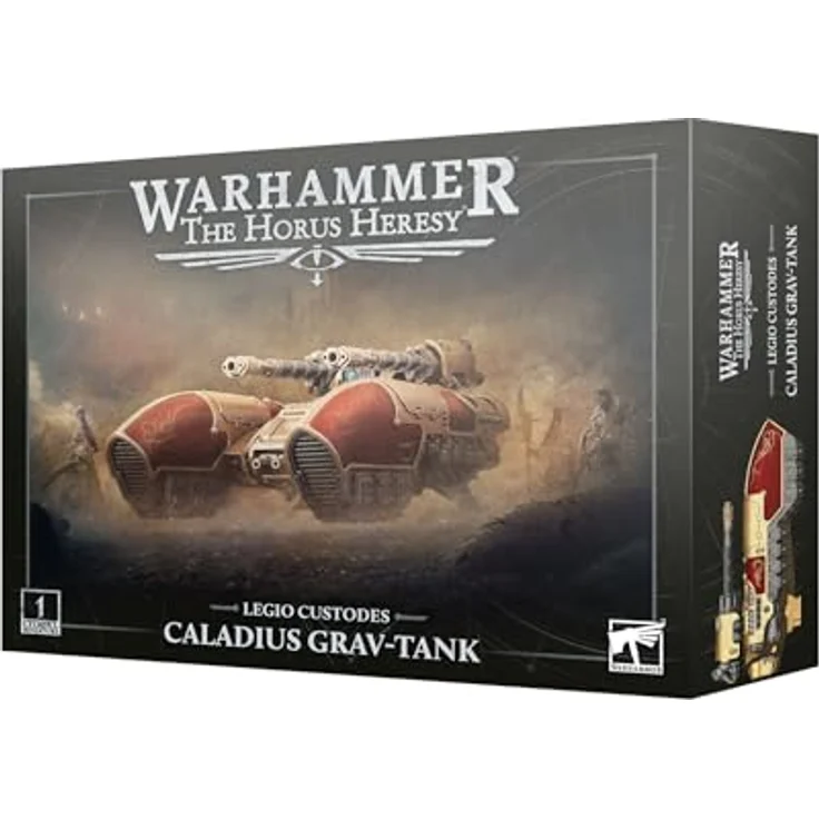 Games Workshop Warhammer: Horus Heresy - Legio Custodes Caladius Grav-Tank, Multipart Kunststoffmodell mit Turm-Zwillingskanone – Bild 1