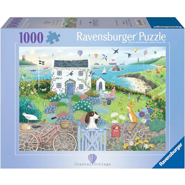 Ravensburger Puzzle 12001104 - Küstendorf - 1000 Teile Puzzle für Erwachsene und Kinder ab 14 Jahren, England-Puzzle – Bild 2