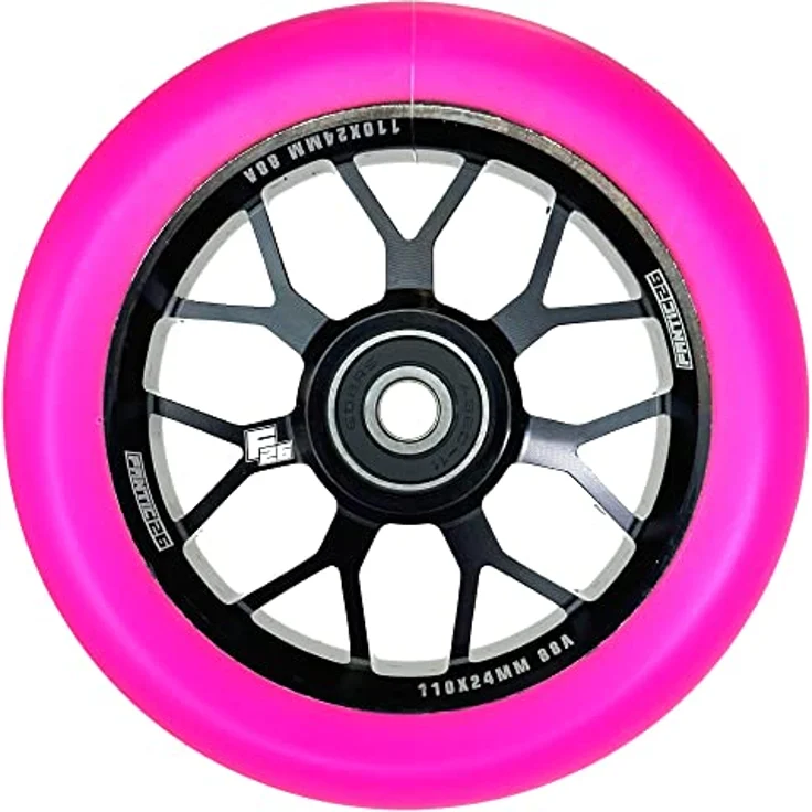Fantic26 Stuntscooter Spy7 Stunt-Scooter Rolle 110mm Abec11 Schwarz/Pu Pink – Bild 4