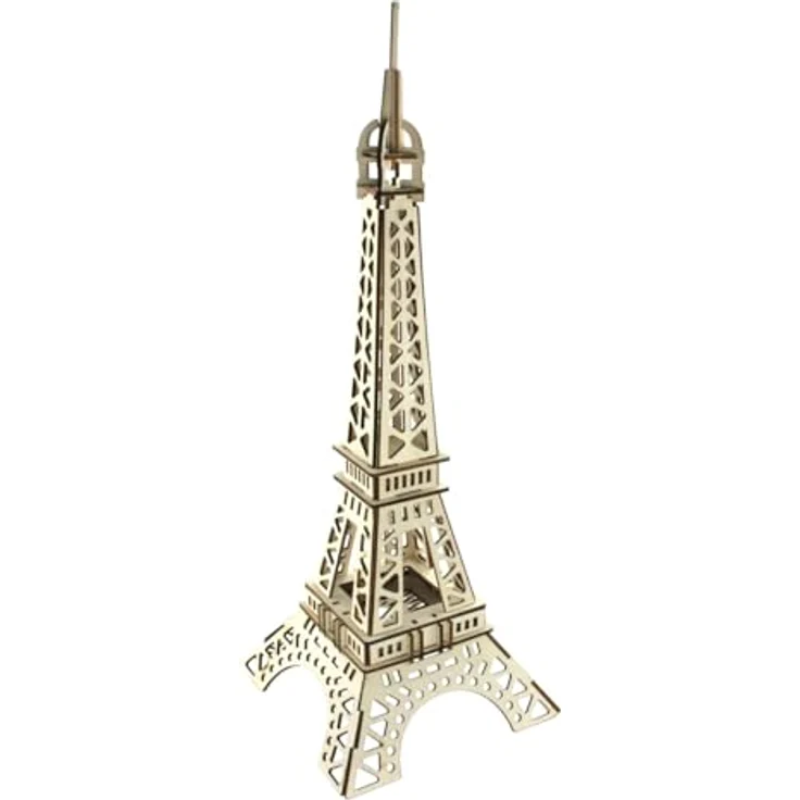 Sol Expert 3D Holz Puzzle Eiffelturm, lasergeschnittene Bauteile, ohne Kleber, inkl. detaillierter Anleitung, ab 8 Jahren – Bild 1