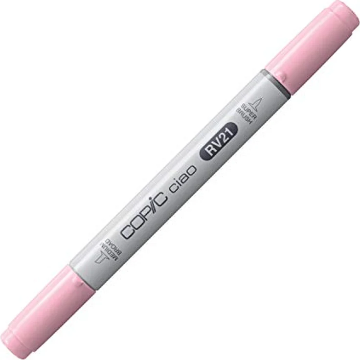 Copic COPIC Ciao Marker RV - 21, Light Pink, vielseitiger Layoutmarker mit mittlerer und Brush-Spitze, schnelltrocknende Tinte auf Alkoholbasis, refillable – Bild 1
