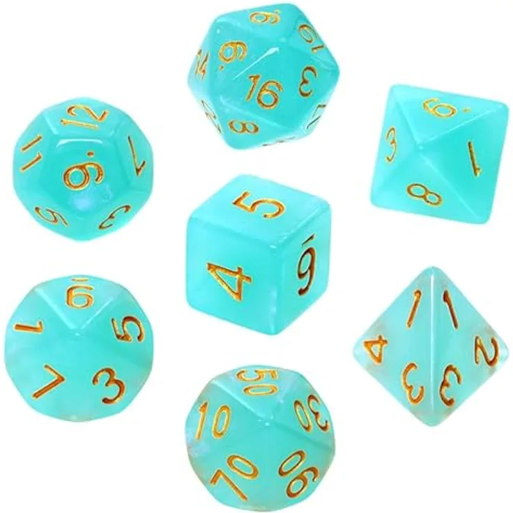REBEL RPG Knochen Set - Mondsteine - Jadeit