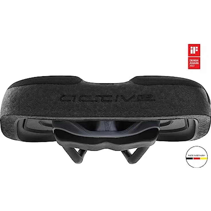 610 Infinergy M-D Active, MTB Tour & Travel Fahrradsattel SQlab, Schwarz, 16 cm, 2466 – Bild 2
