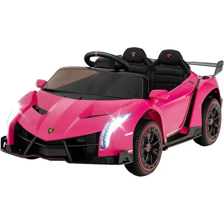 KOMFOTTEU Elektro-Kinderauto Lamborghini, Belastbarkeit 30 kg, mit 2,4G-Fernbedienung