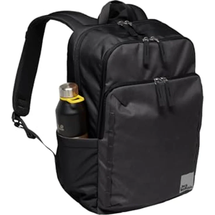 Jack Wolfskin Wanderrucksack HASENSPRUNG, 23L, wasserabweisendes WAX WEAVE 600D-Material, schwarz – Bild 6