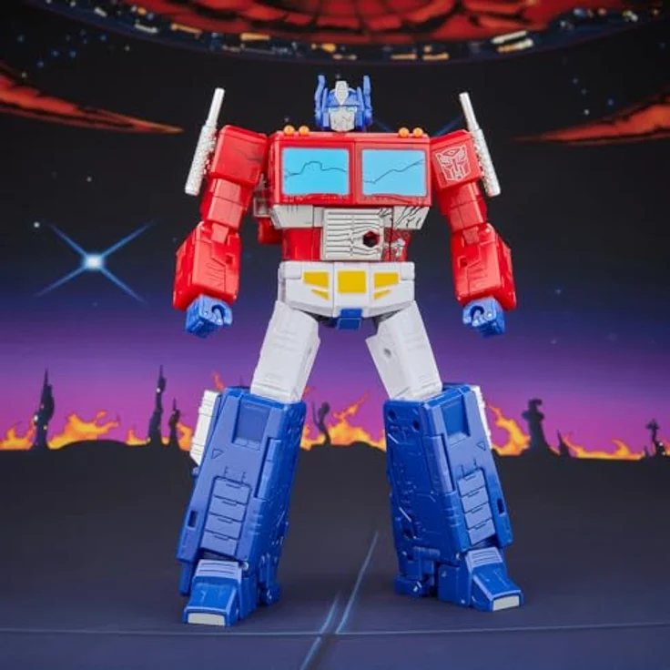 Hasbro The Transformers: The Movie Studio Series Leader Class Actionfigur MTMTE Collection, Optimus Prime, 18 cm, mit Leadership Matrix und Blaster, 40 Schritte Verwandlung – Bild 19