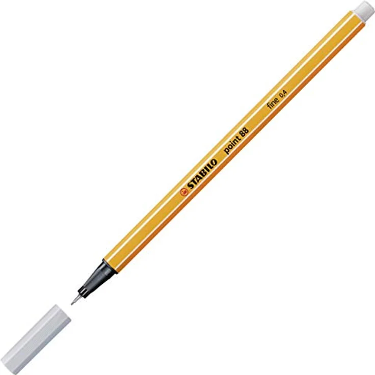 Fineliner - STABILO point 88 - Einzelstift - hellgrau – Bild 3