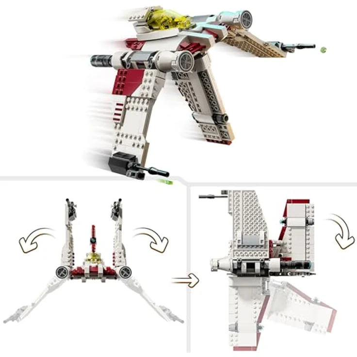 LEGO Star Wars 75432 V-19 Torrent-Sternjäger, 567-teiliges Set mit beweglichen Flügeln und Shootern, für Kinder ab 9 Jahren – Bild 3