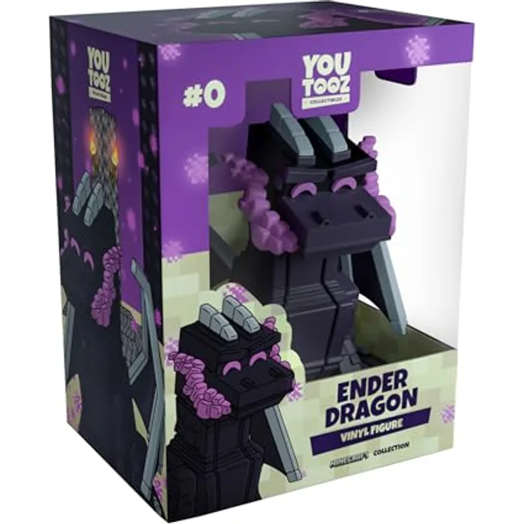 Youtooz Minecraft Vinyl Figur Haunted Ender Dragon, 10cm Sammelfigur