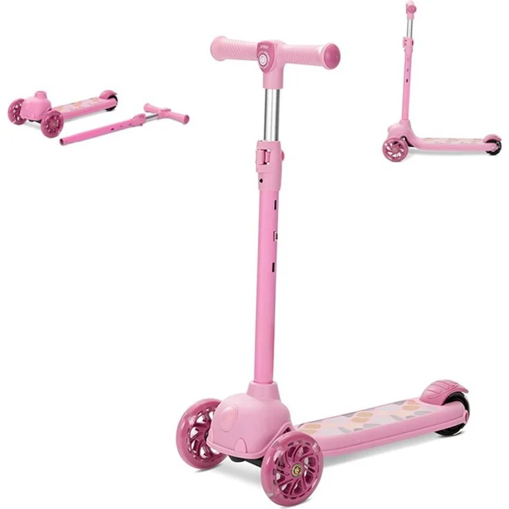 Lorelli Jetster, Kinderroller mit abnehmbarem Aluminium-Lenker, höhenverstellbar, PU-Räder mit Lichteffekt, für Kinder ab 3 Jahren, max. 20 kg