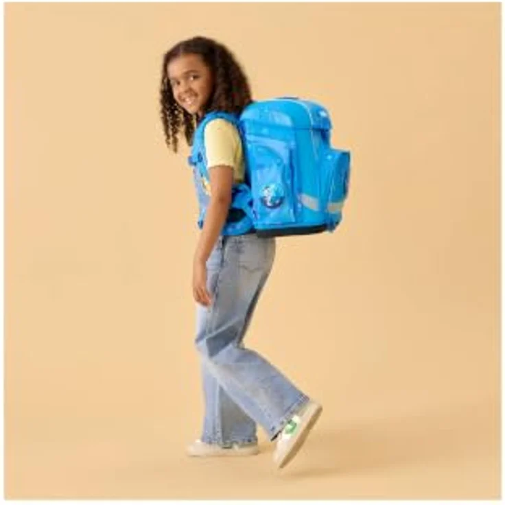 ergobag cubo light Schulranzen-Set BühnenfieBär, 21 Liter Volumen, 860 g leicht, wasserabweisendes Material, inkl. Sportbeutel – Bild 7