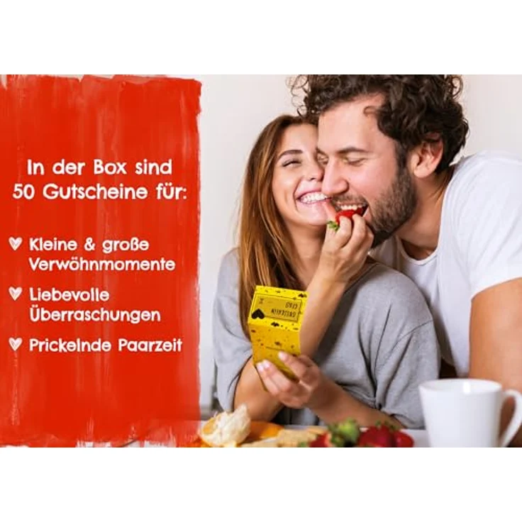 Gutschein Box für Paare I Paar-Geschenk für Männer und Frauen zum Valentinstag I Geschenkidee mit viel Liebe für Partner & Partnerin I Besondere Überraschung für Ehemann, Ehefrau, Freund, Freundin – Bild 5